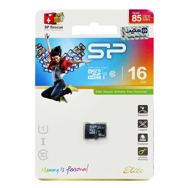 Silicon Power Elite 16GB C10 UHS 1 U1 85MBs MicroSD Memory Card 10