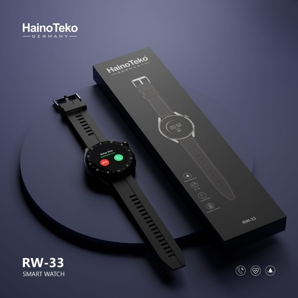 ساعت هوشمند RW-33 اصلی و باگارانتی- صفحه گرد- برند HAINO TEKO