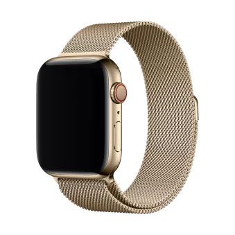 Gold Milanese Loop Apple Wtach Band 1
