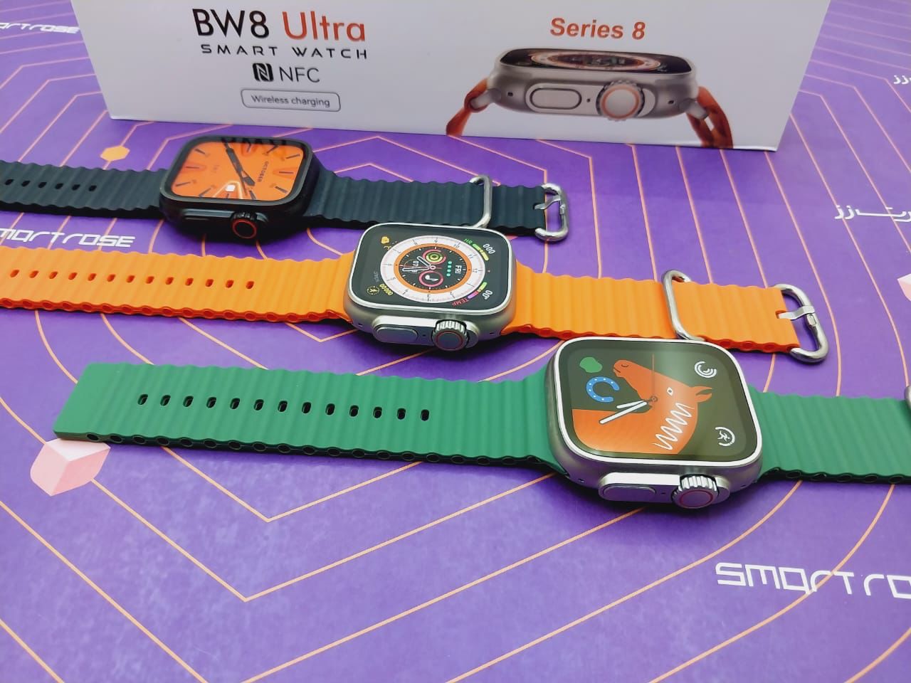 ساعت هوشمند طرح اپل واچ اولترا مدل BW8 ULTRA