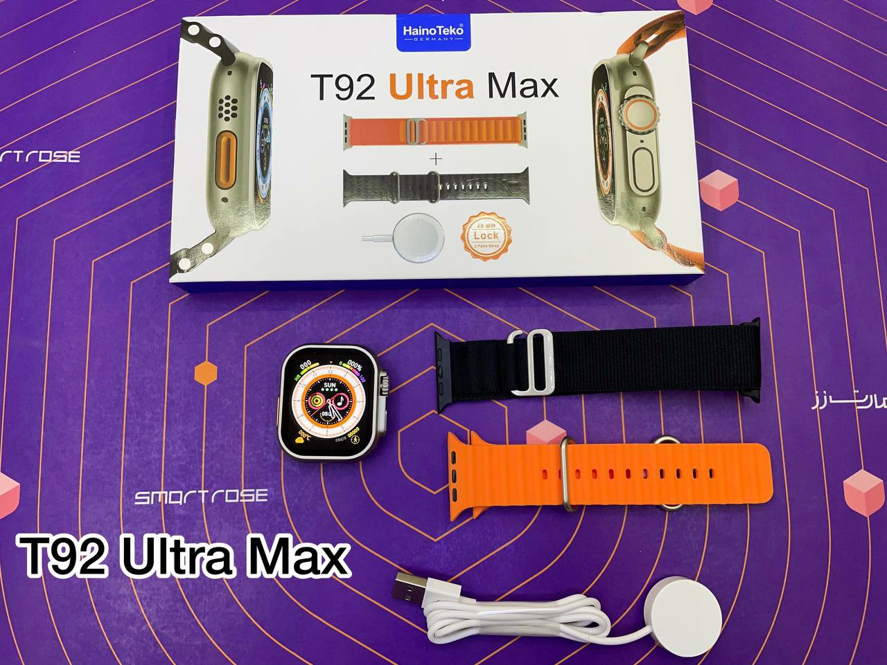ساعت هوشمند طرح اپل واچ اولترا مدل T92 ULTRA MAX