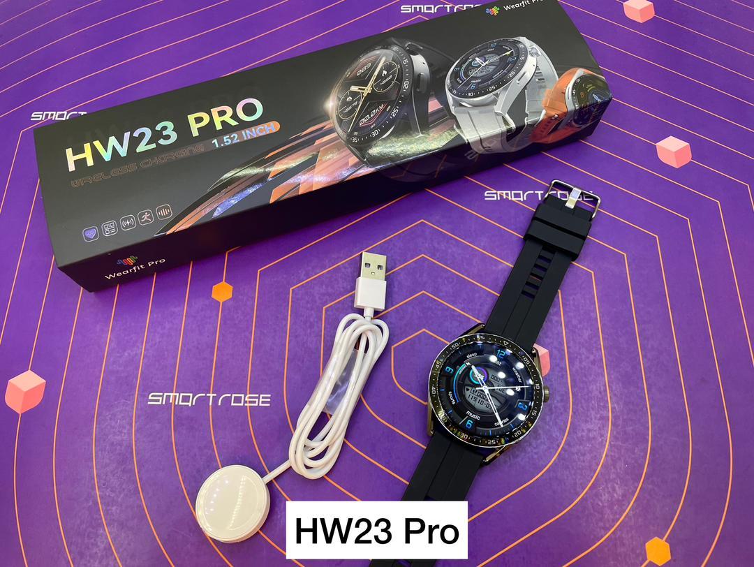 ساعت هوشمند صفحه گرد مدل HW 23 PRO