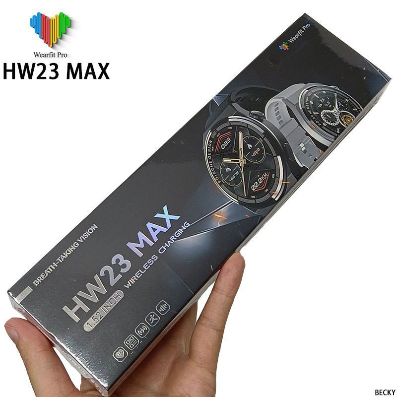 ساعت هوشمند صفحه گرد مدل HW23 MAX سری Poische Design